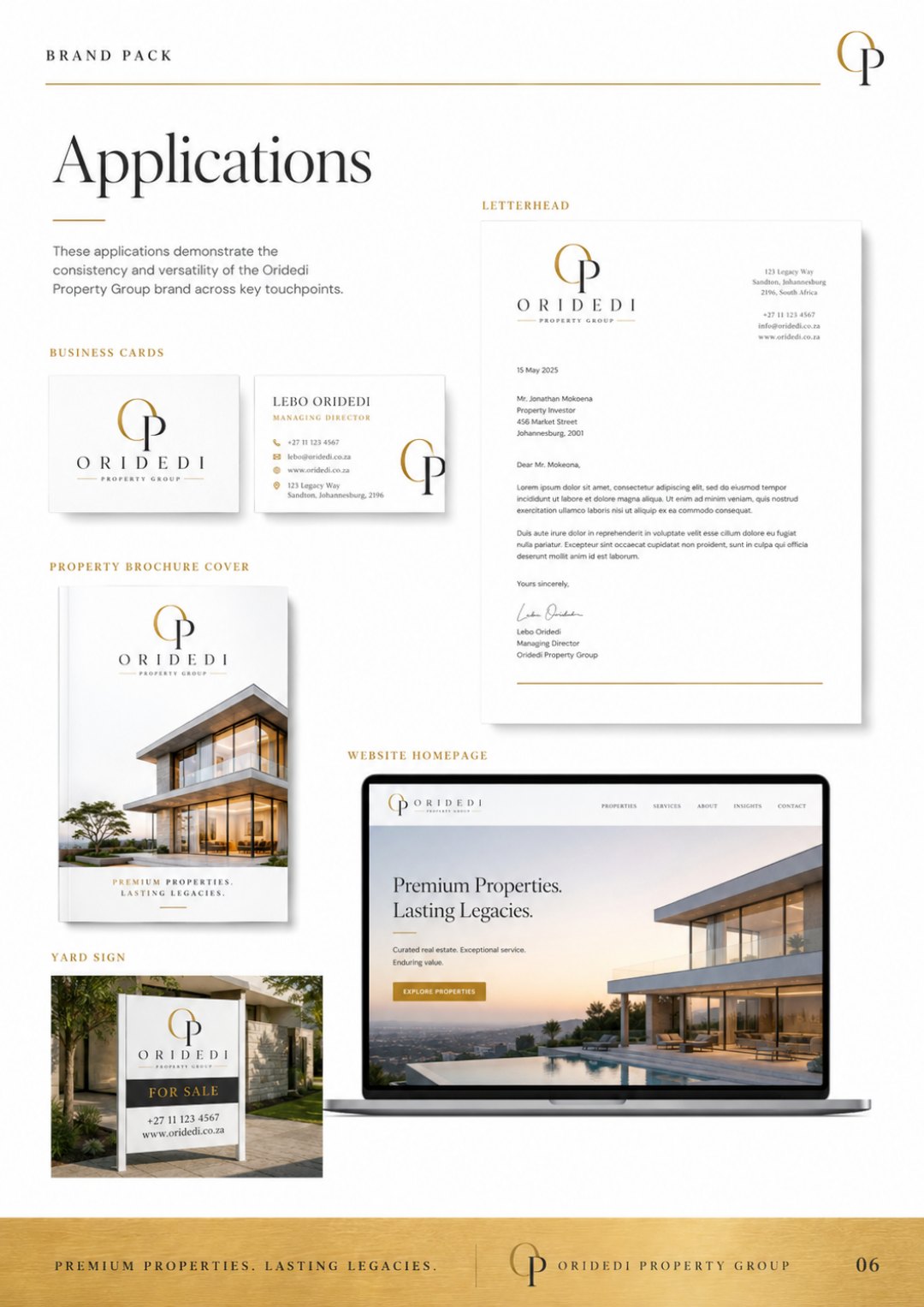 Rasheed Real Estate Solutions brand pack page 6